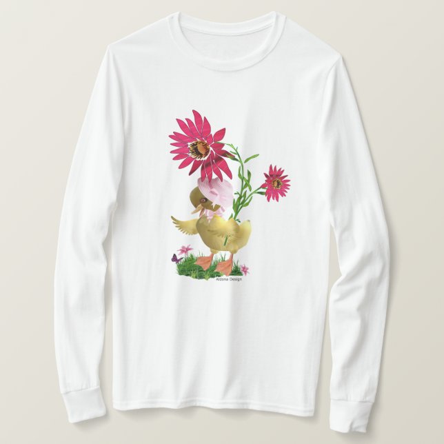 Adorable Easter Duckling T-Shirt (Design Front)