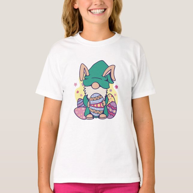 Adorable Easter Gnome T-Shirt (Front)