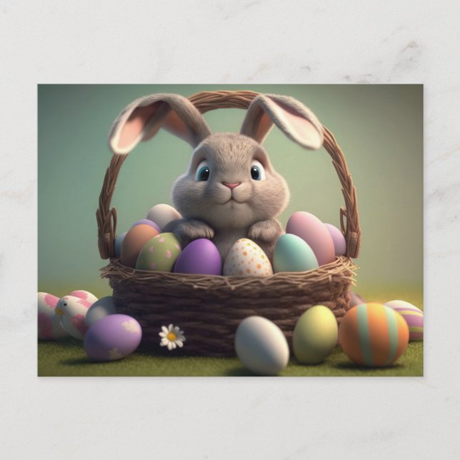 Adorable Easter Postcard (Front)