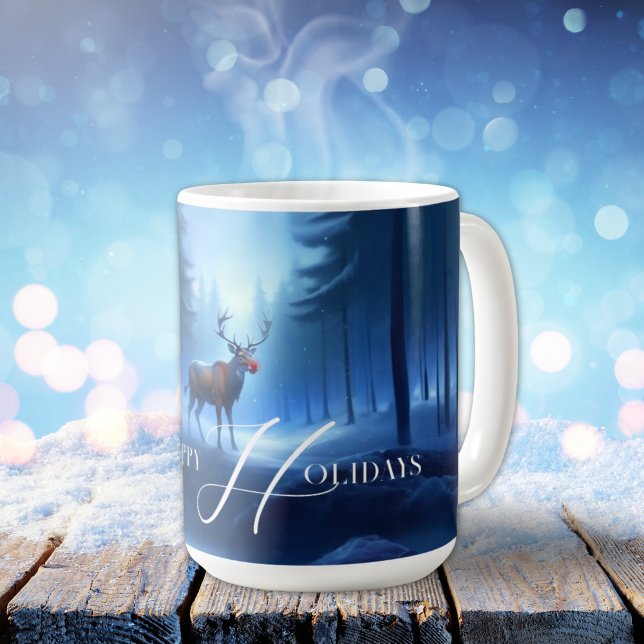  Adorable Editable Winter Wonderland  Coffee Mug (Creator Uploaded)