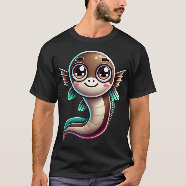 Adorable Eelpout Fish T-Shirt (Front)