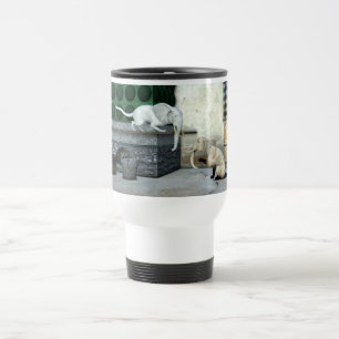 Adorable Elephant Cats Travel Mug