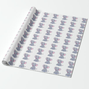 Adorable Elephant Wrapping paper