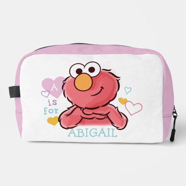 Adorable Elmo | Add Your Own Name Dopp Kit (Front)