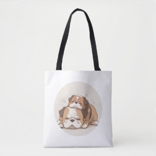 Adorable English Bulldog Classic T-Shirt (2) Tote Bag