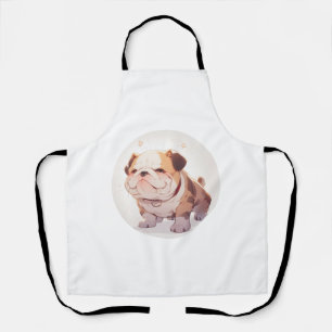 Adorable English Bulldog Classic T-Shirt (3) Apron