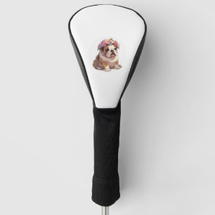 Adorable English Bulldog Classic T-Shirt (6) Golf Head Cover