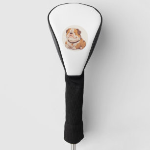 Adorable English Bulldog Classic T-Shirt Golf Head Cover