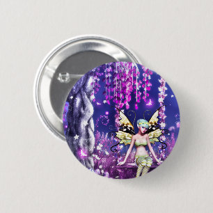 Adorable Fairy 6 Cm Round Badge