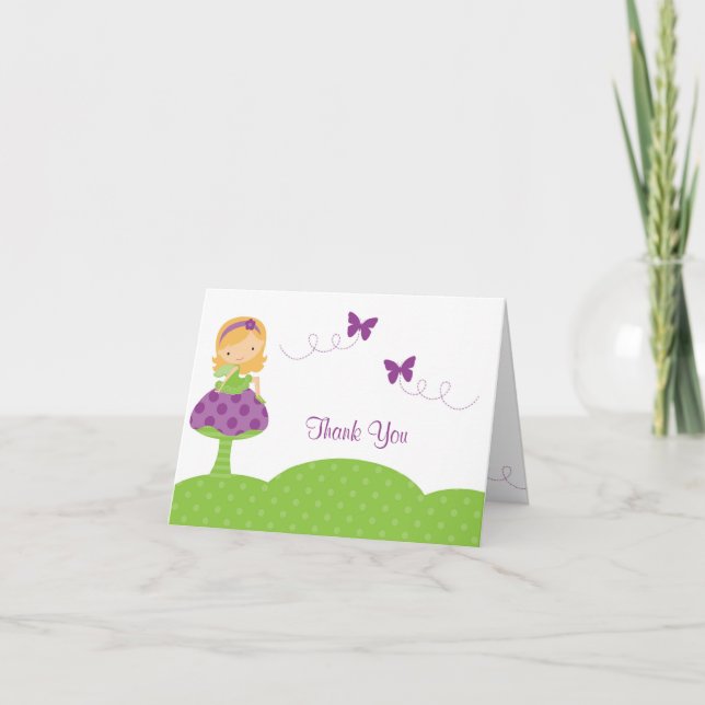 Adorable Fairy Note Card (Front)