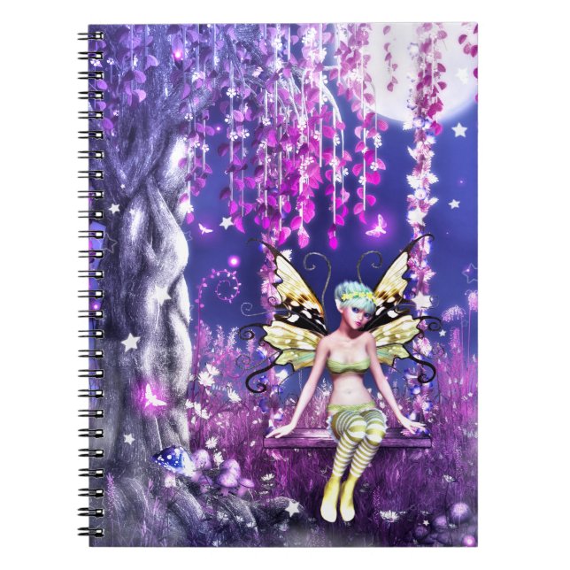 Adorable Fairy Spiral Notebook (Front)