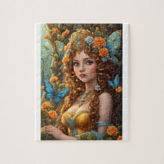 Adorable fairytale character in a fantasy land jigsaw puzzle