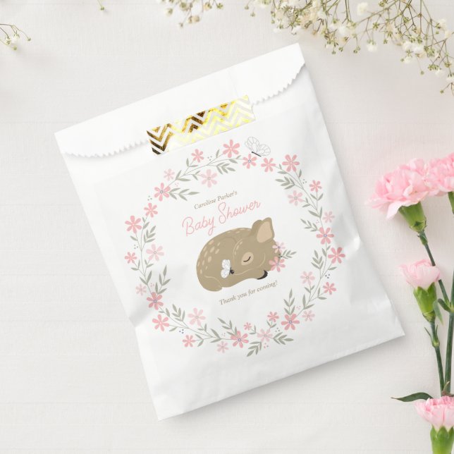Adorable Fawn Baby Shower Favour Bags (Sealed)