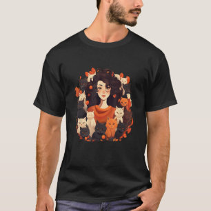 Adorable Feline Fan Cute Cats and Pets Attire Cost T-Shirt
