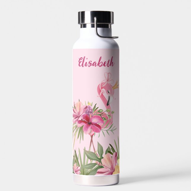 Adorable Flamingo Water Bottle (Left)