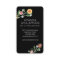 Adorable Floral Dog & Cat Pet Care Services Black