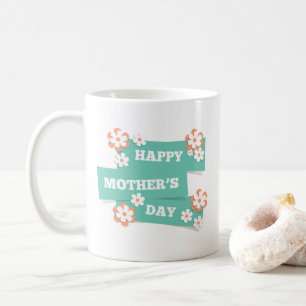 Adorable Floral Happy Mother's Day Coffee Mug