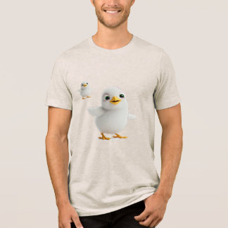Adorable Fluffy Chick Tri-Blend Shirt