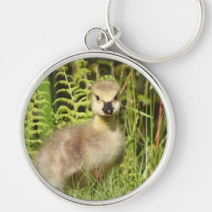 Adorable fluffy Gosling Key Ring