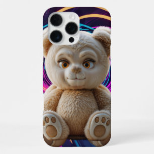 Adorable Fluffy Teddy Bear Cute Plush iPhone 16 Pro Max Case