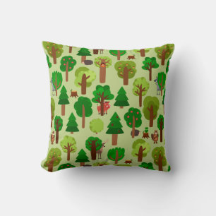 Adorable Forest Animals Cushion