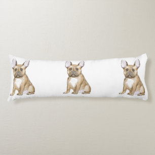 Adorable french bulkdog puppy body cushion