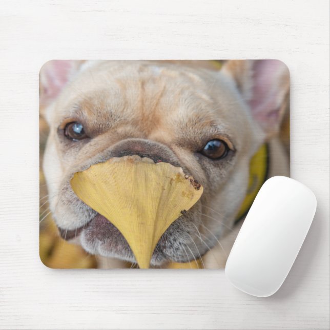 Adorable French Bulldog Mouse Pad (With Mouse)