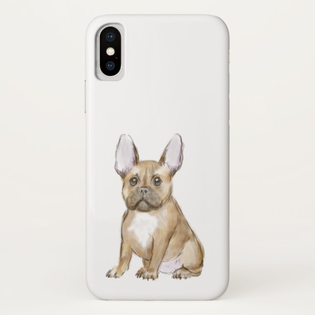 Adorable french bulldog puppy Case-Mate iPhone case (Back)