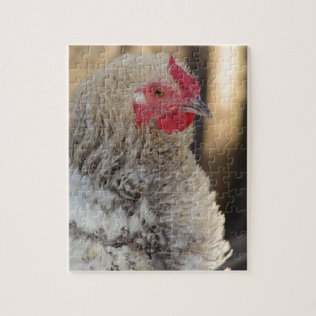 Adorable Frizzle Rooster Jigsaw Puzzle (Vertical)
