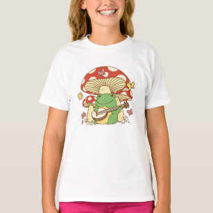 Adorable Frog Playing Banjo T-Shirt