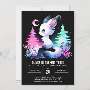 Adorable Fun Cat Birthday Invitation