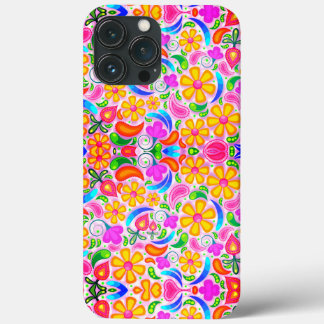 Adorable fun coloured floral Case-Mate iPhone case