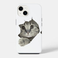 Adorable Funny Cat iPhone Case