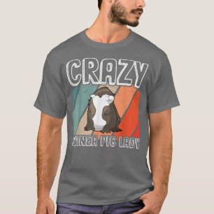 Adorable Funny Crazy Guinea Pig Lady Guinea Pigs T-Shirt