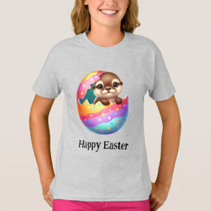 Adorable Funny Cute Easter Otter Baby T-Shirt