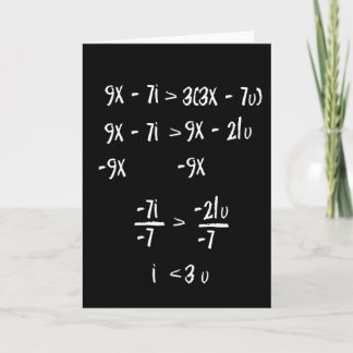 Adorable Geeky Greeting Card