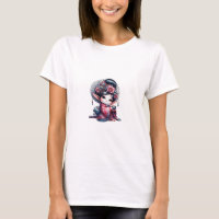 Adorable Geisha Gnome Illustration