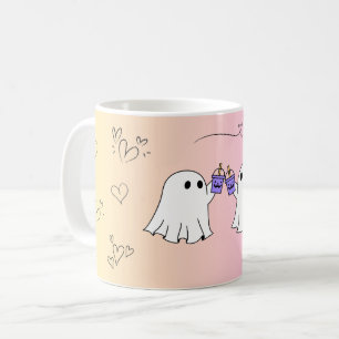 Adorable Ghosts Coffee Mug – Perfect for Halloween