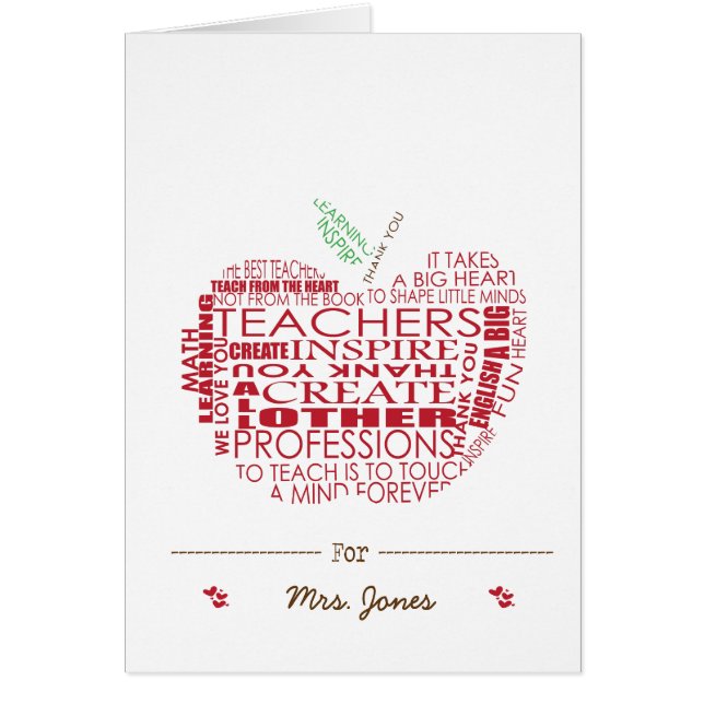 Adorable Gift for Teachers (Front)