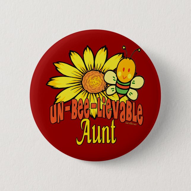 Adorable Gifts For Aunts 6 Cm Round Badge (Front)