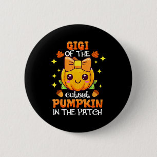 Adorable Gigi Of The Cutest Pumpkin In The Patch 6 Cm Round Badge