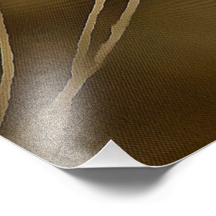 Adorable Ginger Tabby Cat Posing Pet Portrait Photo Print