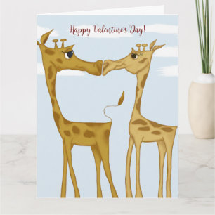 Adorable Giraffe Lovers Card