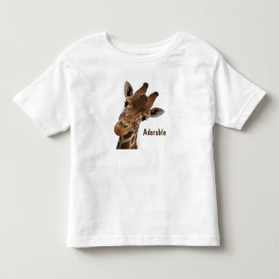 Adorable Giraffe Toddler T-Shirt