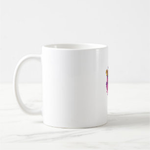 Adorable Giraffe With Hearts Cartoon Love Coffee Mug