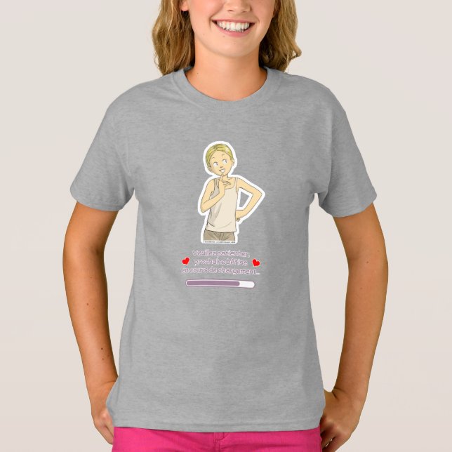 Adorable girl design T-Shirt (Front)