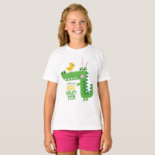 Adorable Girly Dinosaur Egg Hunter Tee 