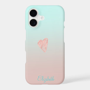 Adorable Girly Ombre Heart