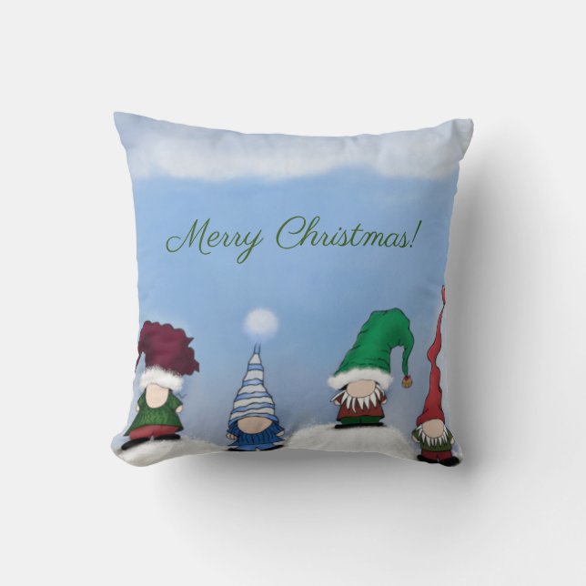 Adorable Gnome Posse Cushion (Front)