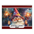 Adorable Gnomes 2026 Two Page Large
